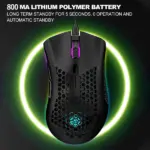 Rechargeable Wireless Gaming Mouse 3200 DPI with RGB Backlight - Image 4