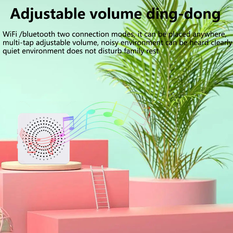 1080P 2.4GHz WiFi Video Doorbell with Chime and Two-Way Audio