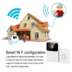 Wireless WiFi Video Doorbell Camera with Chime and Two Way Intercom - Image 7