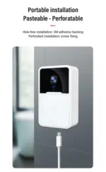 Wireless WiFi Video Doorbell Camera with Chime and Two Way Intercom - Image 11