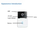 Wireless WiFi Video Doorbell Camera with Chime and Two Way Intercom - Image 14