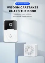 Wireless WiFi Video Doorbell Camera with Chime and Two Way Intercom - Image 16