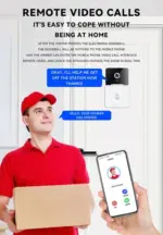 Wireless WiFi Video Doorbell Camera with Chime and Two Way Intercom - Image 18
