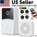 Wireless WiFi Video Doorbell Camera with Chime and Two Way Intercom