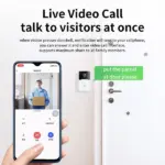 Wireless WiFi Video Doorbell Camera with Chime and Two Way Intercom - Image 3