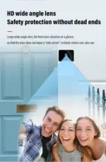 Wireless WiFi Video Doorbell Camera with Chime and Two Way Intercom - Image 4