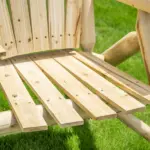 Wooden Adirondack Chair with Center Table, 2-Seat Garden Chair for Lounging and Relaxing Outdoors Natural - Image 8