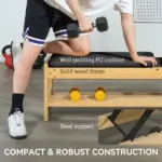 Wooden Adjustable Weight Bench with Dumbbell Rack, Flat or Incline Workout Bench for Home Gym Weight Lifting, Black - Image 6