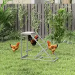 Wooden Chicken Toys for Coop with Swing, Chicken Activity Center with Multiple Roosting Perches or Ladder, Platform for Resting - Image 10