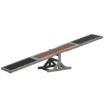 PawHut Wooden Dog Agility Seesaw for Dog Training Exercise, 71" L x 12" W x 12" H, Gray - Image 11