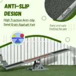 PawHut Wooden Dog Agility Seesaw for Dog Training Exercise, 71" L x 12" W x 12" H, Gray - Image 5