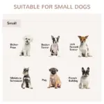 Wooden Dog Crate End Table, White, Triple Doors, Steel Tubes, for Small Dogs - Image 7
