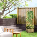 Wooden Raised Garden Bed, Planter with Trellis for Vine Climbing and Vegetables, Herbs and Flowers Growing, Natural - Image 10