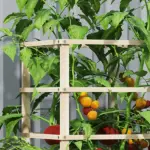 Wooden Raised Garden Bed with Trellis, Galvanized Planter Box Elevated Garden Bed for Garden, Patio, Natural Wood - Image 9