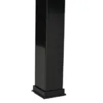 Workshop Workbench with Drawer Pegboard Storage Cabinet Black - Image 9