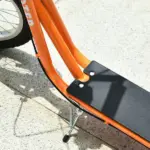 Aosom Youth Scooter, Orange, Kick Scooter for Kids 5+ with Adjustable Handlebar, Dual Brakes - Image 9