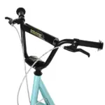 Aosom Youth Scooter with Adjustable Handlebar, Kick Scooter with Dual Brakes Inflatable Wheels, Blue, for Kids 5+ - Image 9