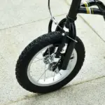 Youth Scooter with Dual Brakes, 12-Inch Inflatable Wheel, Black, for Ages 5+ - Image 8